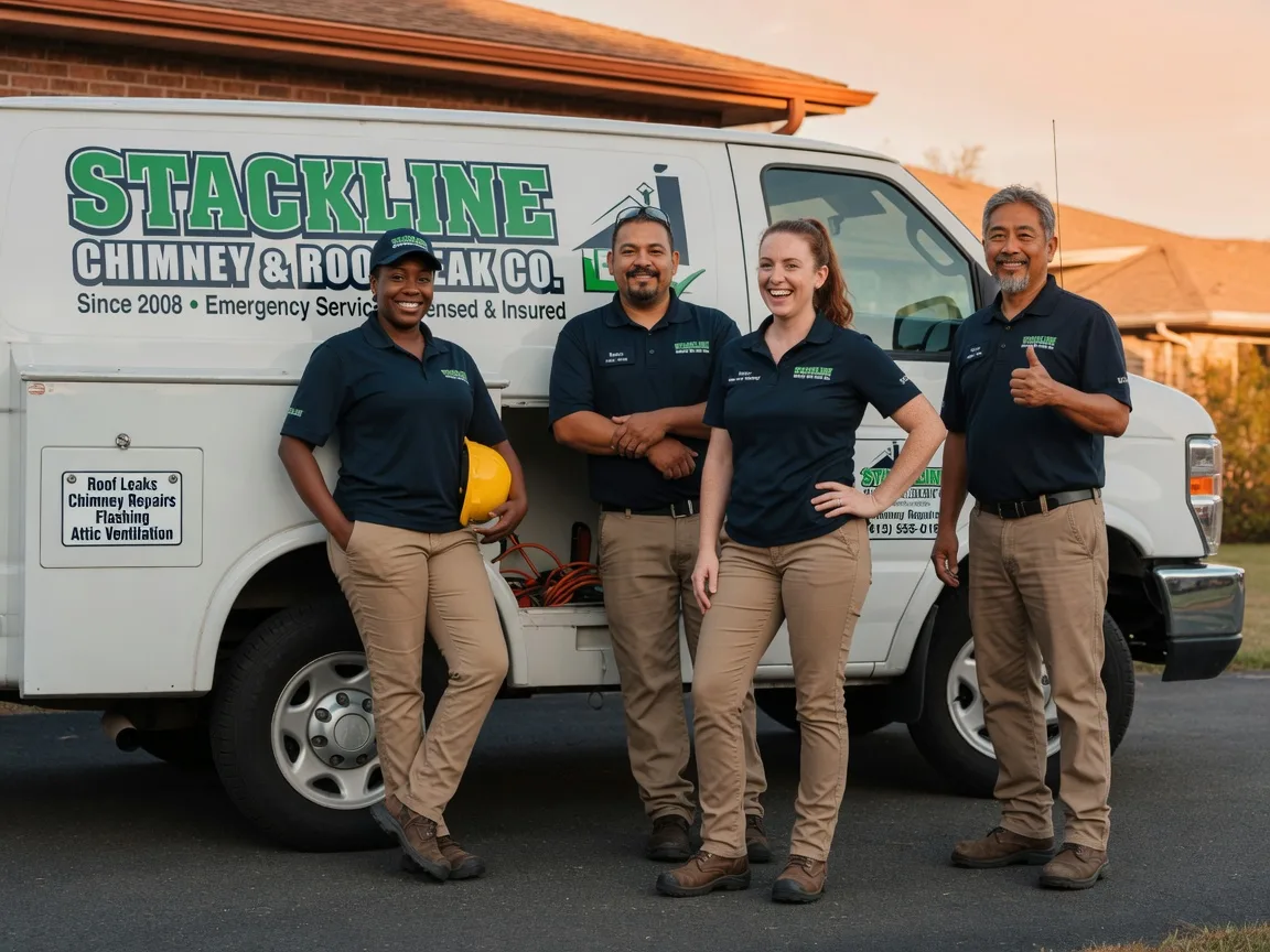 Chimney flashing repair company in Wilmot, AR